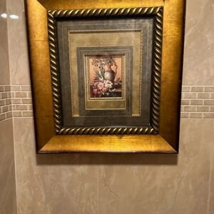 Framed  Vintage Floral Wall art